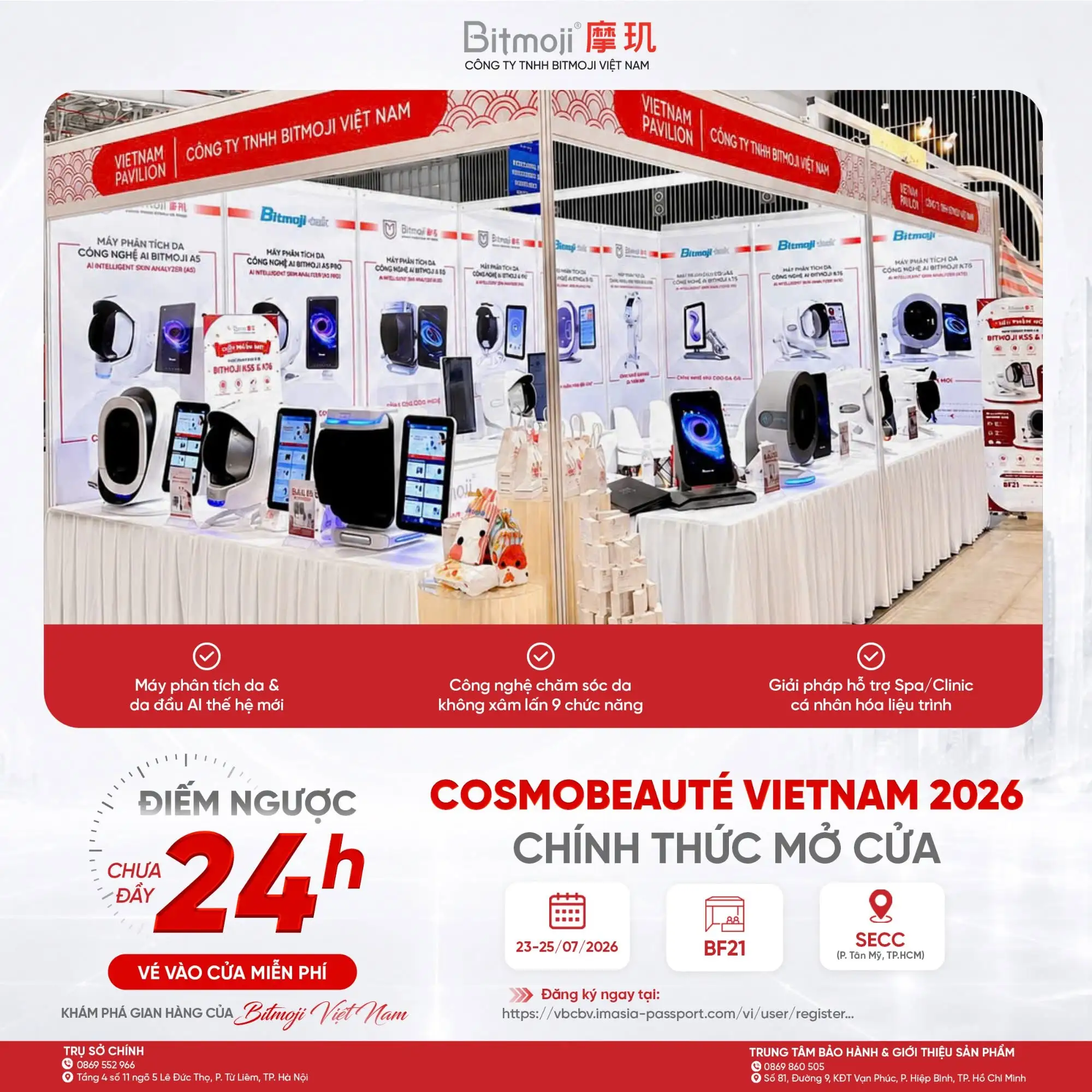 BITMOJI VIỆT NAM TẠI VIETBEAUTY X COSMOBEAUTÉ x BEAUTYCARE PLUS 2026 – DẤU ẤN CÔNG NGHỆ VÀ HÀNH TRÌNH KẾT NỐI NGÀNH LÀM ĐẸP