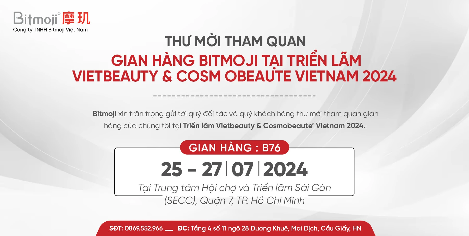 BITMOJI GÂY ẤN TƯỢNG TẠI TRIỂN LÃM VIETBEAUTY & COSMOBEAUTÉ VIETNAM 2024